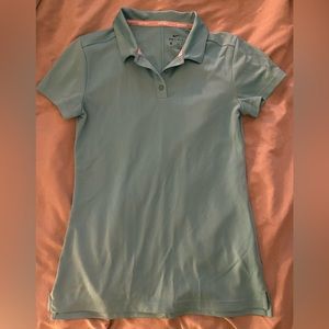 Aqua Nike Women’s Golf Polo SZ XS